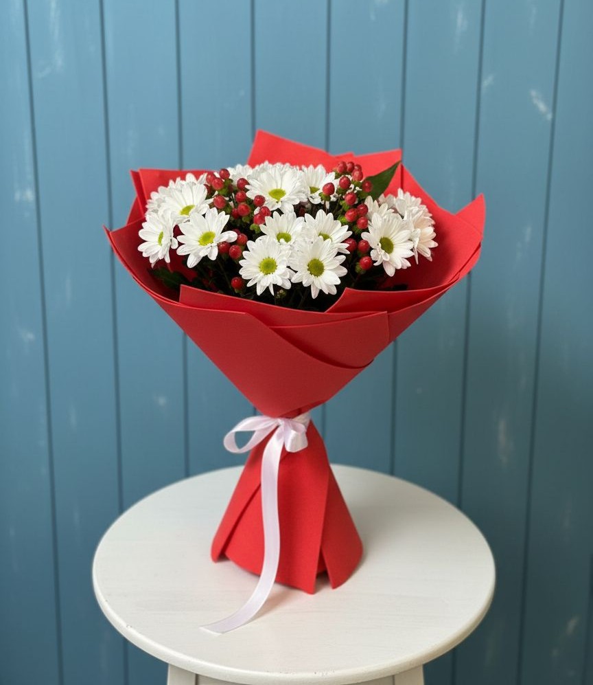 Букет цветов из: Хризантемы в Зольской