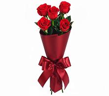Букет 5 Красных роз Эдлесс Лав в Зольской
