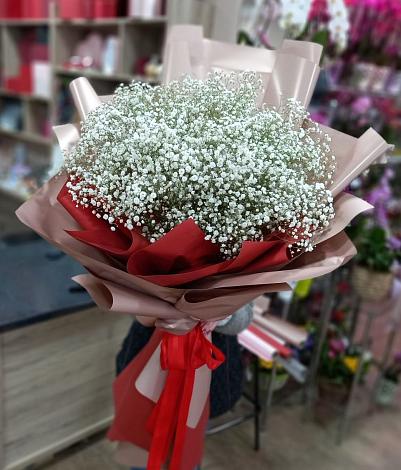 Букет цветов из: Гипсофила в Зольской