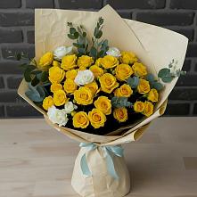 Букет цветов из:  Розы в Зольской