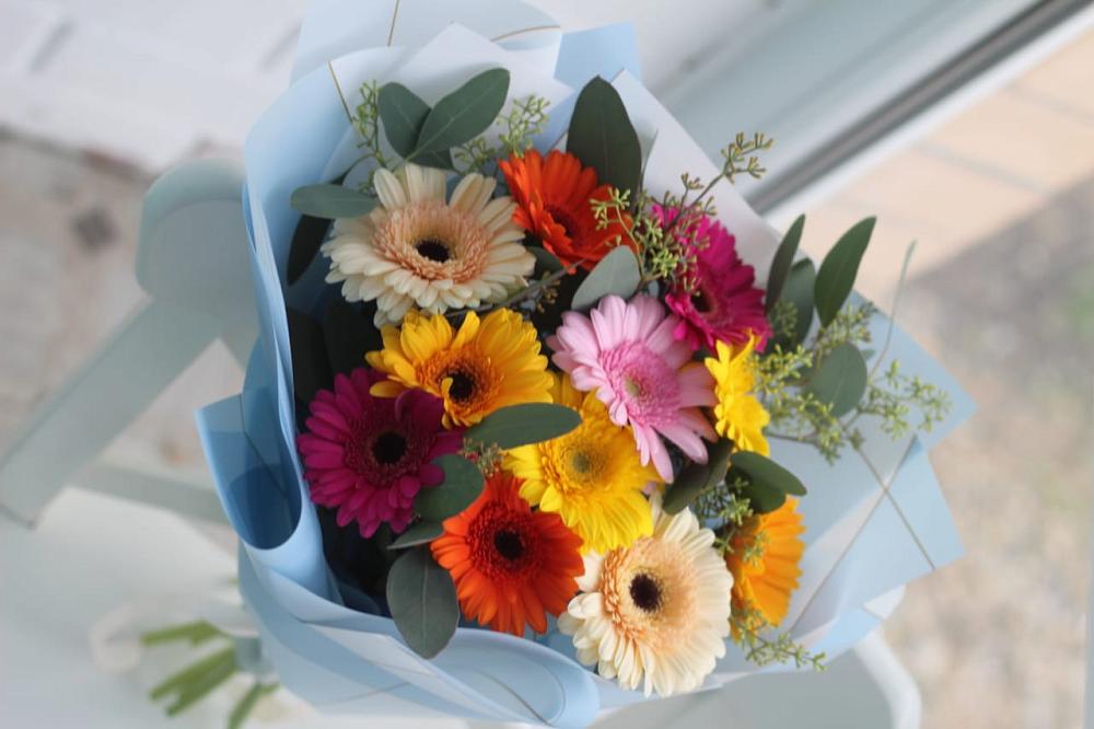 Букет цветов из: Герберы в Зольской