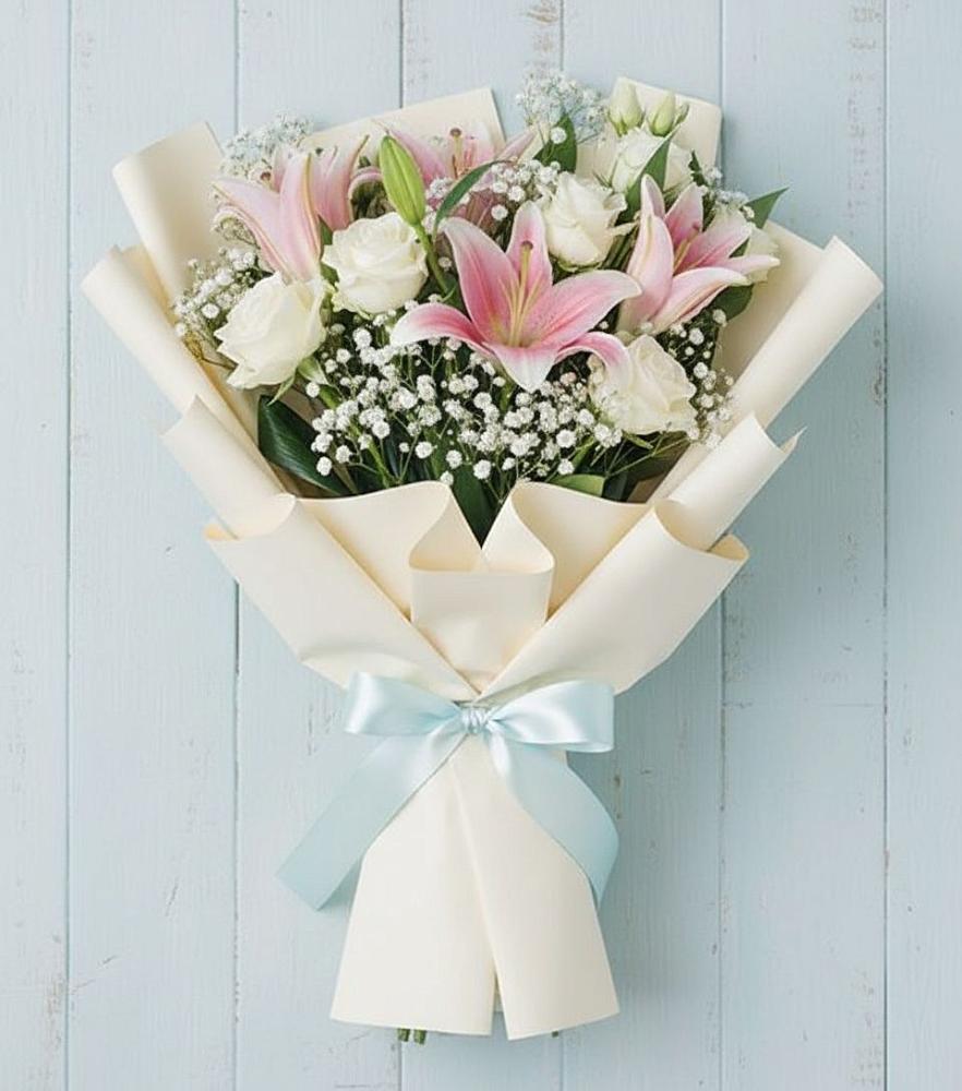 Букет цветов из: Лилии в Зольской