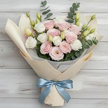 Букет цветов из:  Лизиантусы #REPLACE_PRED# Зольской