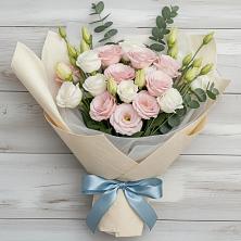 Букет цветов из:  Лизиантусы в Зольской