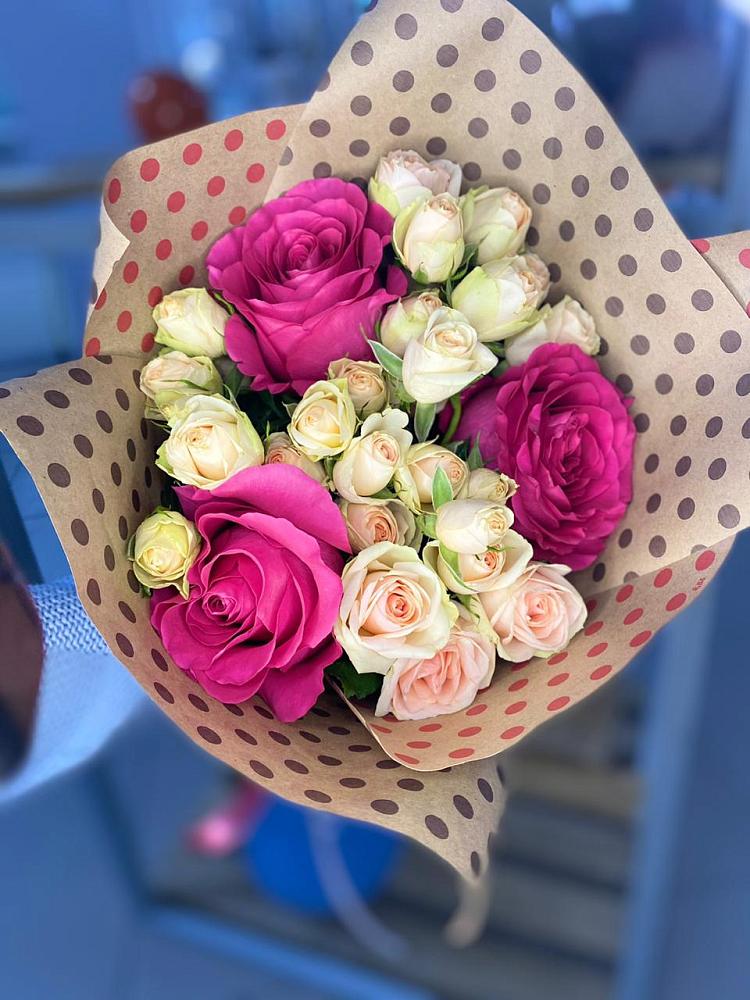 Букет цветов из: Розы в Зольской