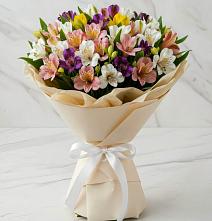 Букет цветов из:  Альстромерии #REPLACE_PRED# Зольской