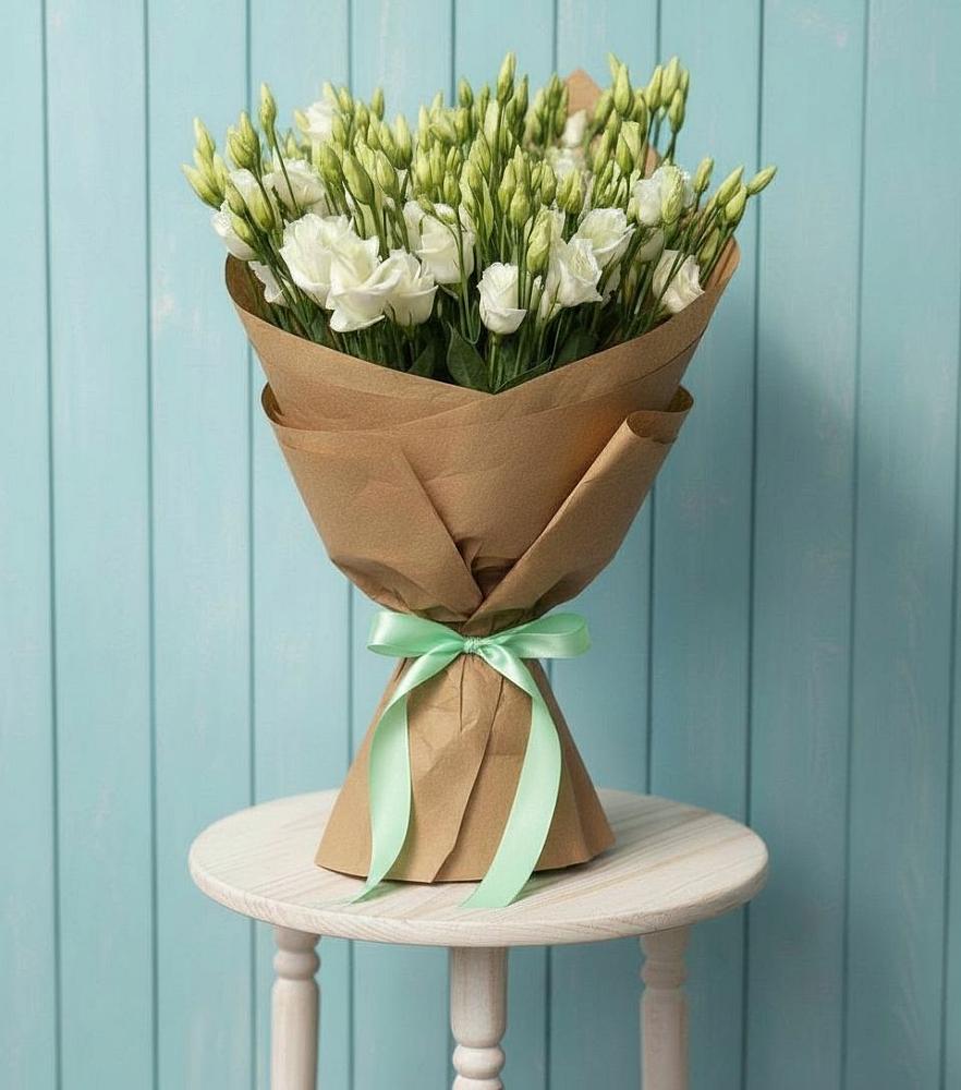 Букет цветов из: Лизиантусы в Зольской