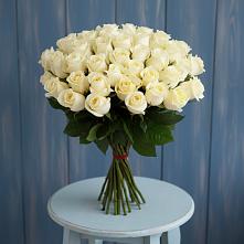 Букет 51 Белая роза Эдлесс Лав #REPLACE_PRED# Зольской