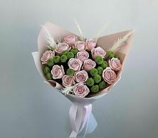 Букет цветов из:  Розы и Хризантемы в Зольской