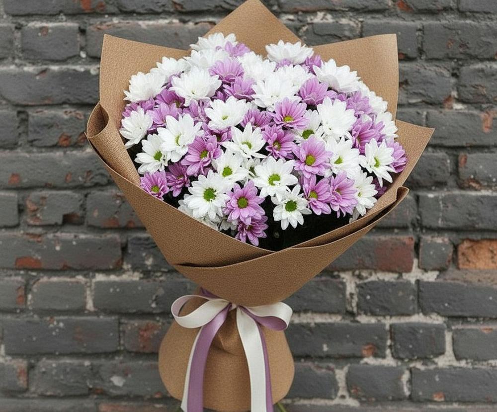 Букет цветов из: Хризантемы в Зольской