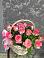 Цветочная композиция из Розы в корзине в Зольской