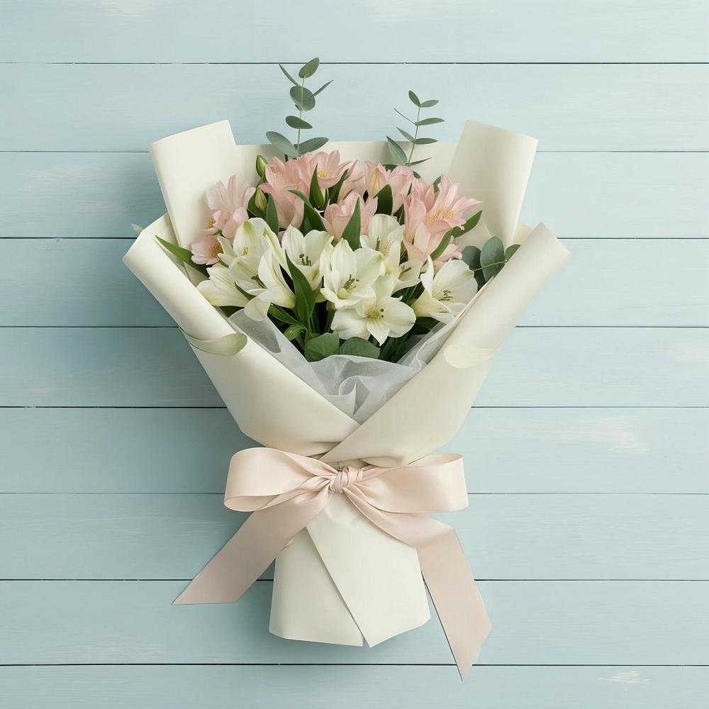 Букет цветов из: Альстромерии в Зольской