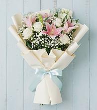 Букет цветов из:  Лилии в Зольской