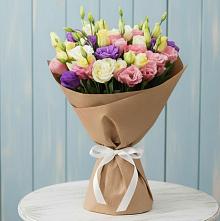 Букет цветов из:  Лизиантусы в Зольской
